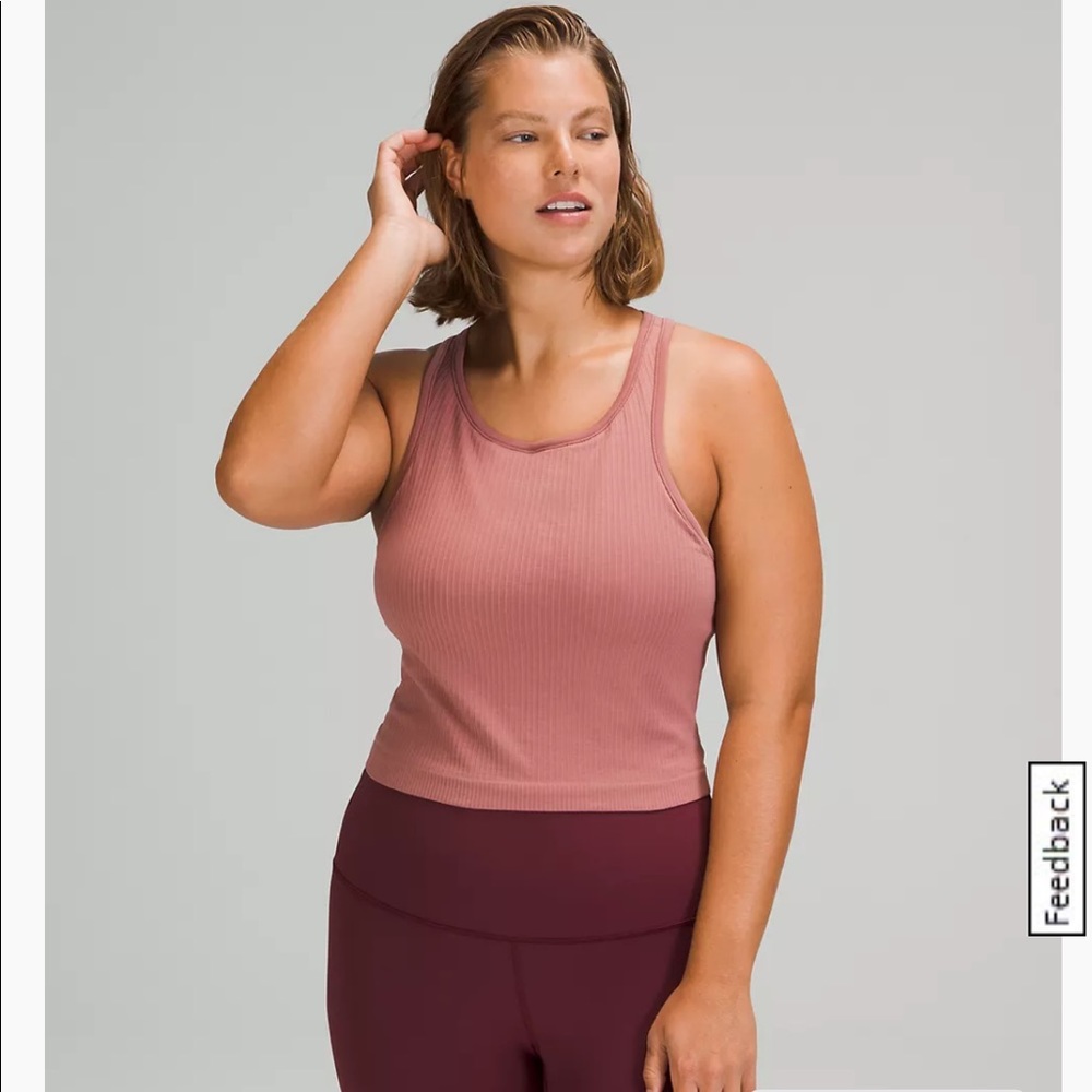 Align cropped tank spicy chai size 8 brand new
